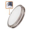 Votatec- LED Flush Mount Ceiling Fixture 2 Ring 12 Inch-Thin