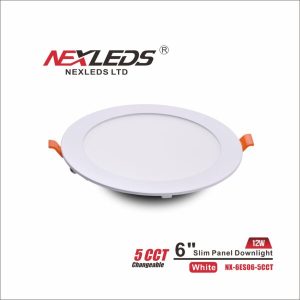 Nexleds- LED Slim Panel 6-inch- White 5CCT (Case of 24)